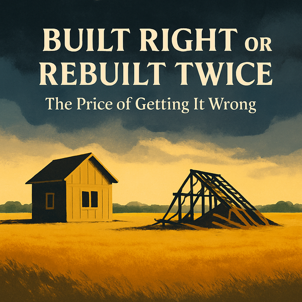 Built Right or Rebuilt Twice: The Price of Getting It Wrong